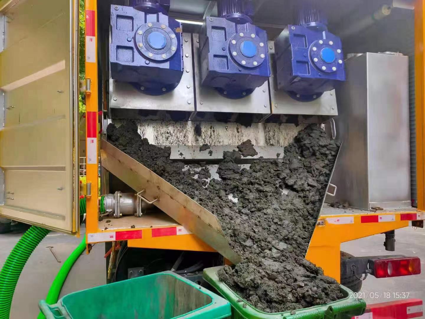 青田化粪池清掏城市维护站-泥浆净化干湿分离处理